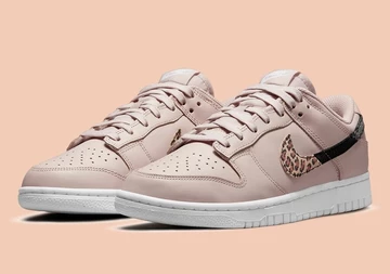 Nike Dunk Low Pink Animal Swoosh