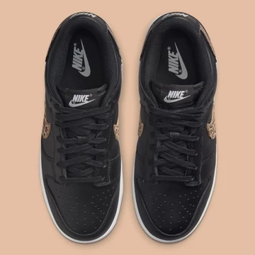 Nike Dunk Low Black Animal Swoosh