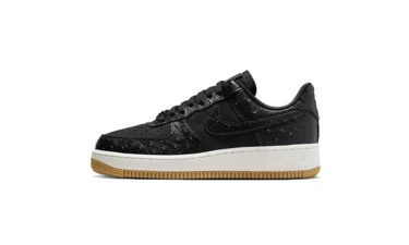 Air Force 1 LX Black Ostrich