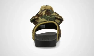 Jeremy Scott x adidas adilette Teddy Camo
