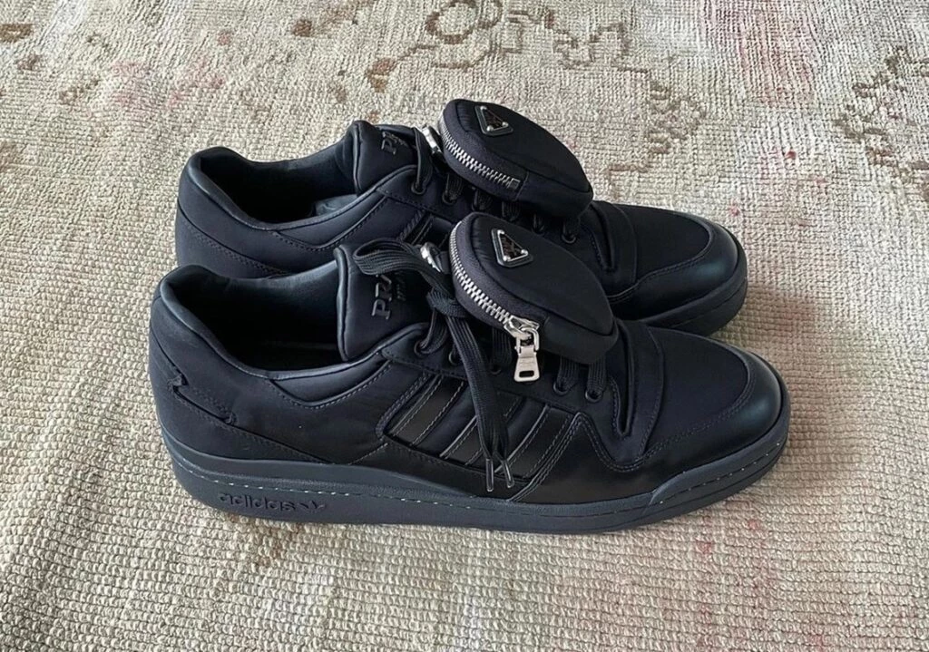 Prada adidas Forum Low Triple Black GY7043 | Dead Stock