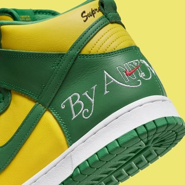 Supreme x Nike SB Dunk High Brazil By Any Means
