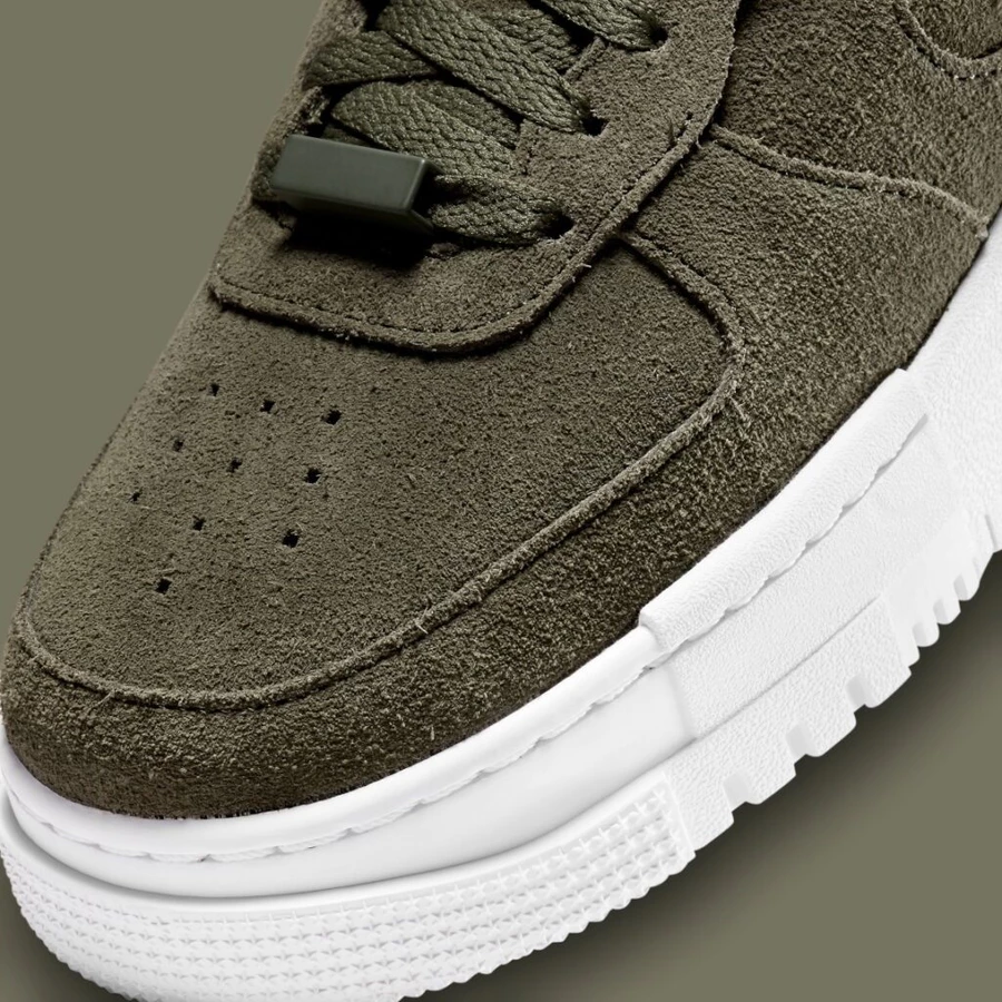 Nike Air Force Pixel Green Suede Dead Stock