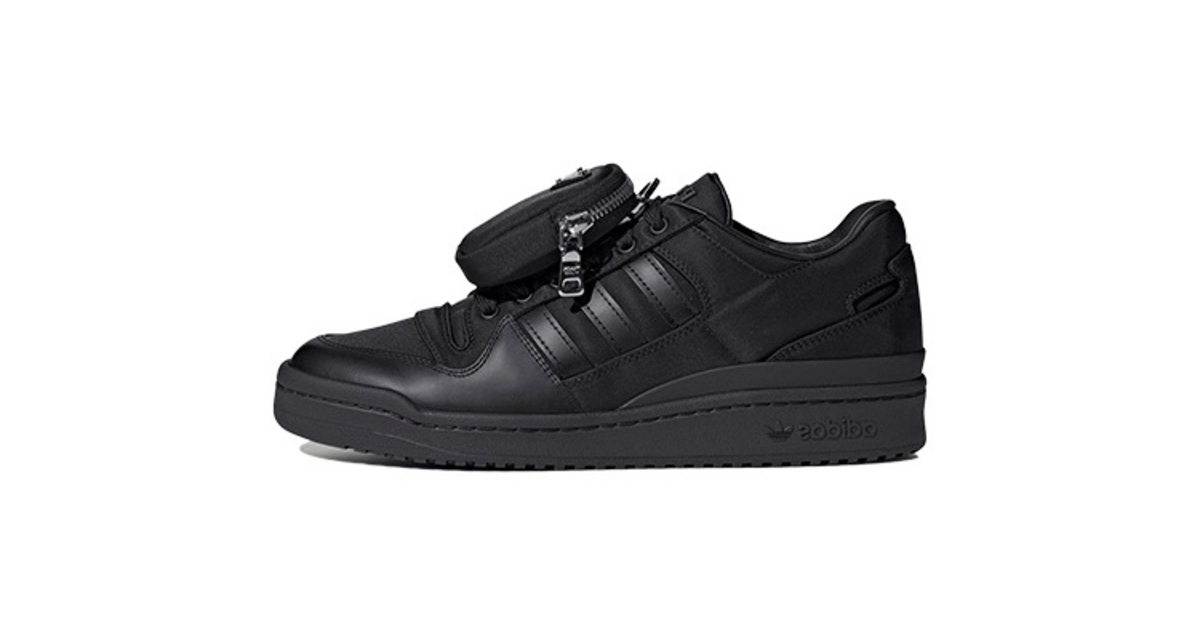 Prada adidas Forum Low Triple Black Dead Stock