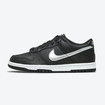 Nike Dunk Low Black Silver