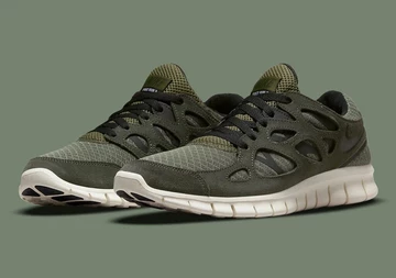 Nike Free Run 2 Olive Green