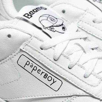 Beams x Paperboy Reebok Club C White