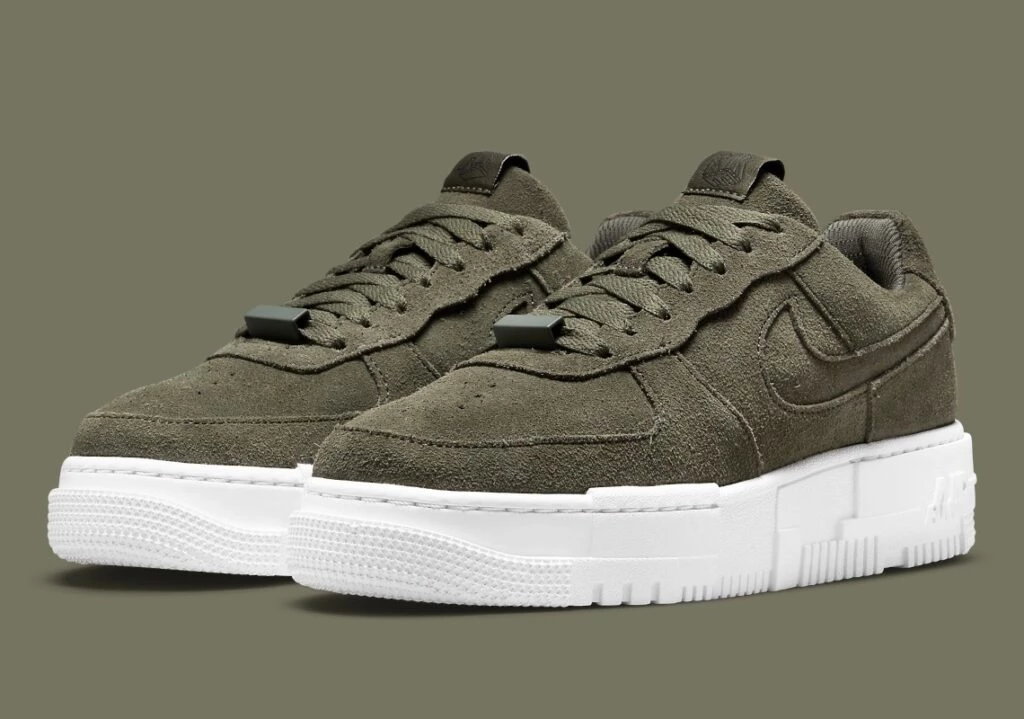 Nike air force 1 suede green hotsell