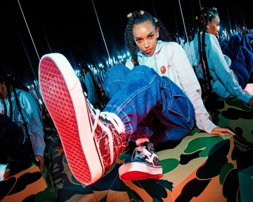 BAPE x Vans Sk8 Hi Black Camo