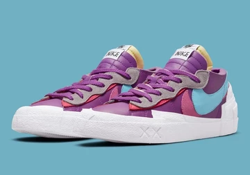 KAWS x sacai x Nike Blazer Low Purple Dusk