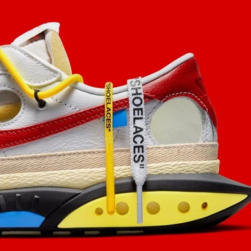 Off White x Nike Blazer Low White Red