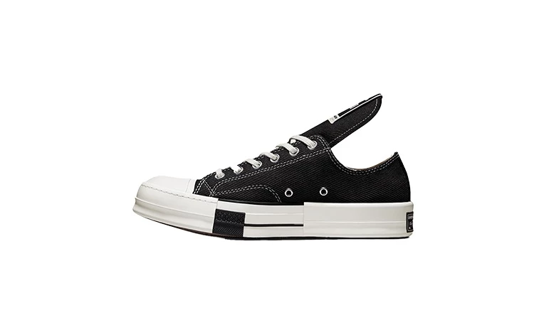 Rick Owens x Converse Chuck 70 Low Black