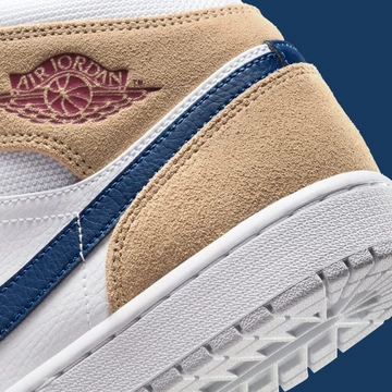 Jordan 1 Mid Tan Suede