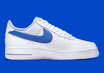 Air Force 1 Cut Out Swoosh Blue