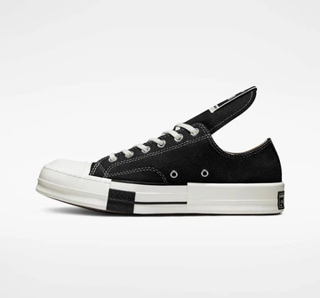 Rick Owens x Converse Chuck 70 Low Black