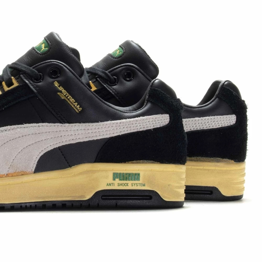 Puma Slipstream Shoes Mens Size 13 Black Yellow Suede Leather Anti Shock System MEN main image 3