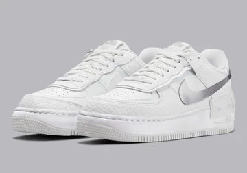 Air Force 1 Shadow Metallic Silver