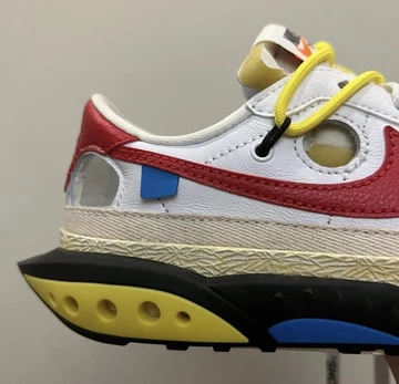 Off White x Nike Blazer Low  White Red