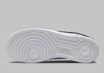 Air Force 1 Cut Out Swoosh Black