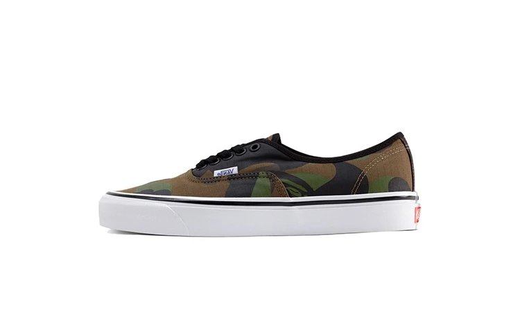 BAPE x Vans Authentic Camo Green