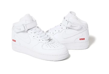 Supreme x Nike Air Force 1 Mid OG Pack White