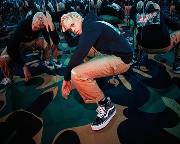 BAPE x Vans Sk8 Hi Black Camo