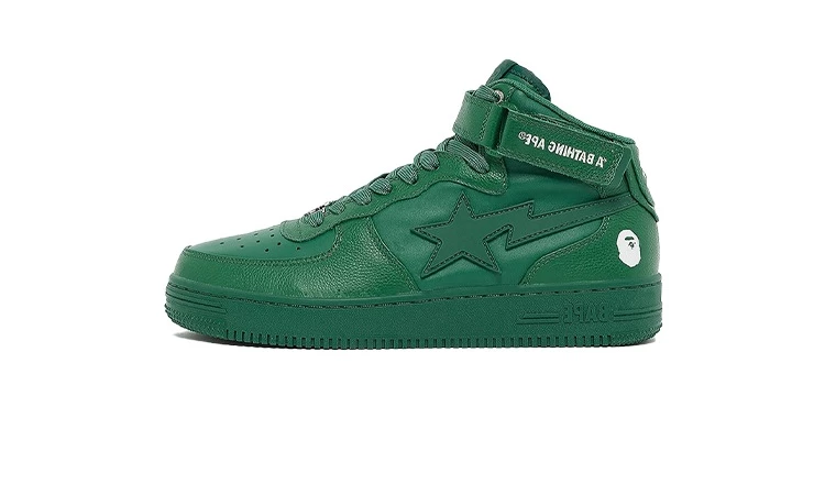 A Bathing Ape Bape Sta Mid Green