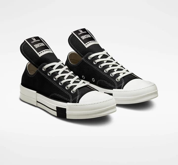 Rick Owens x Converse Chuck 70 Low Black