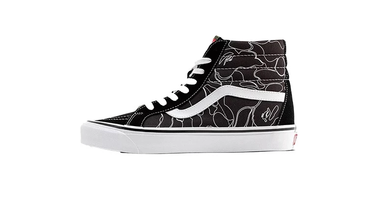 BAPE x Vans Sk8 Hi Black Camo