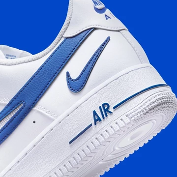 Air Force 1 Cut Out Swoosh Blue