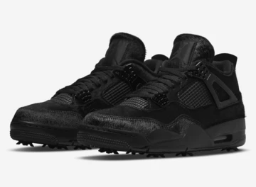Jordan 4 Golf Black Cat