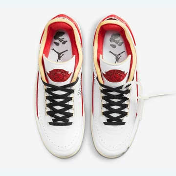 Off White Air Jordan 2 Varsity Red