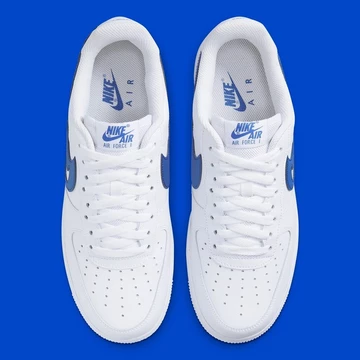 Air Force 1 Cut Out Swoosh Blue