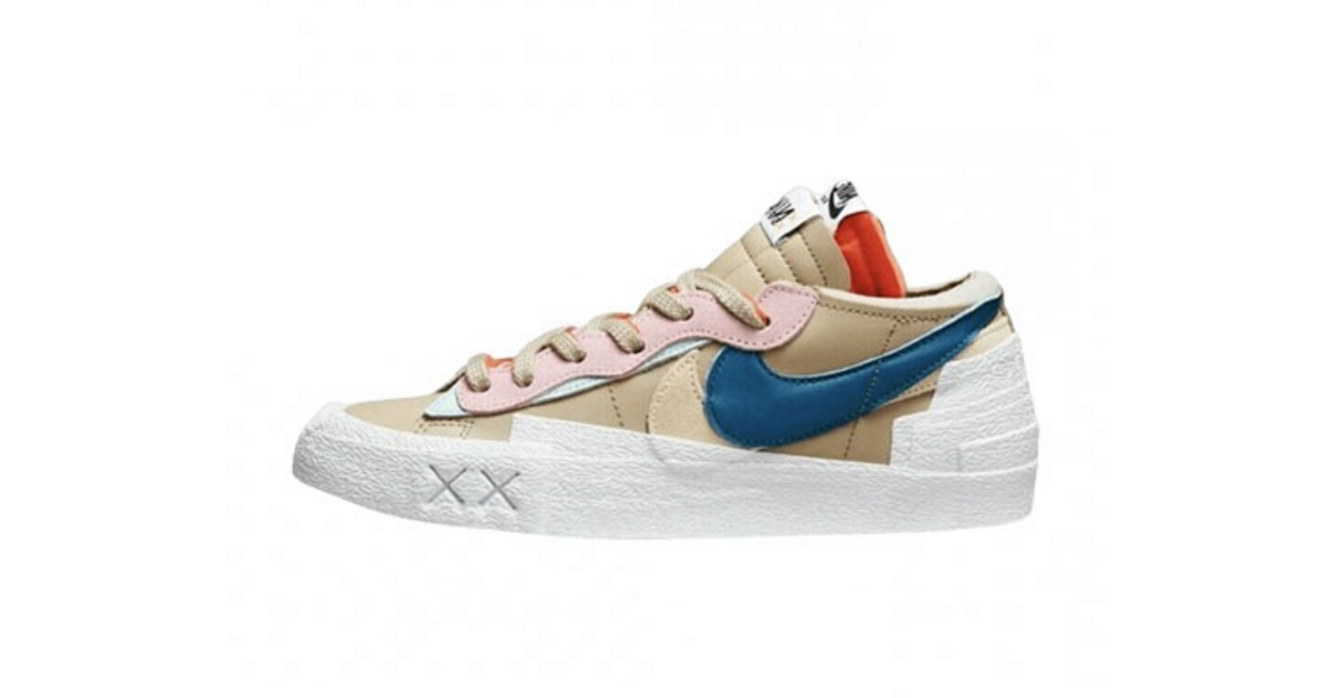 sacai×NIKE Nike Blazer Low sacai KAWS Neptune Blue Men's - DM7901-400 - US