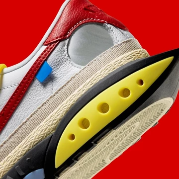 Off White x Nike Blazer Low White Red