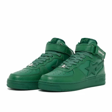 A Bathing Ape Bape Sta Mid Green