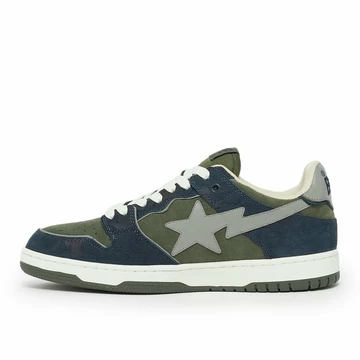 Bape Sk8 Sta Low Navy Green