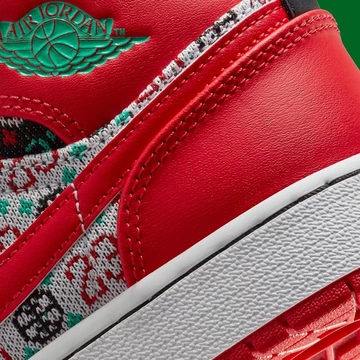Air Jordan 1 Mid Ugly Christmas Sweater
