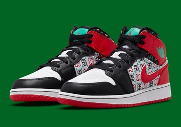 Der Air Jordan 1 Mid Ugly Christmas Sweater läutet die Weihnachtszeit ein