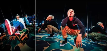 BAPE x Vans Authentic Camo Green