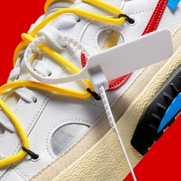 Off White x Nike Blazer Low White Red