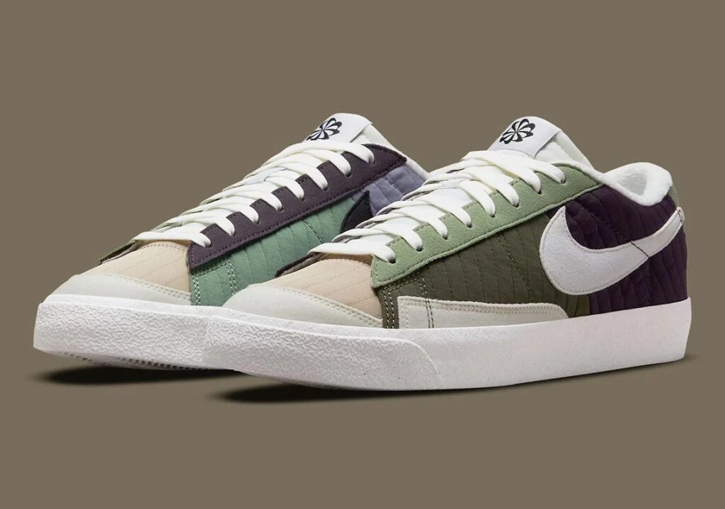 Nike blazer low mens olive on sale