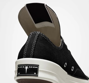 Rick Owens x Converse Chuck 70 Low Black