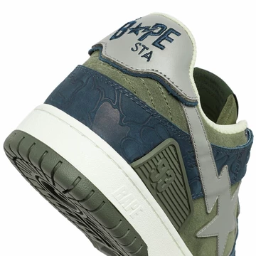 Bape Sk8 Sta Low Navy Green