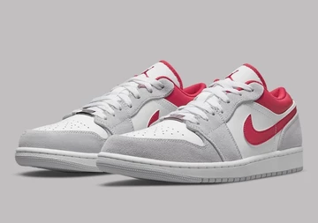 Jordan 1 Low Smoke Grey Gym Red