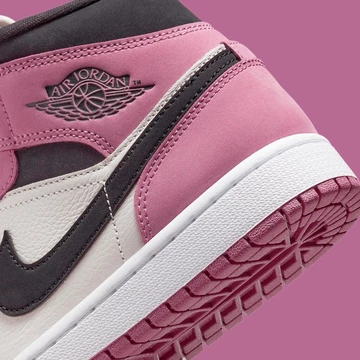 Jordan 1 Mid Berry Pink