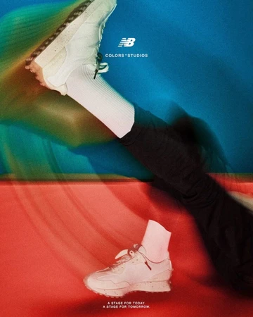 COLORSxSTUDIOS x New Balance 327 White
