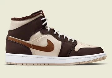 Jordan 1 Mid Brown Fleece