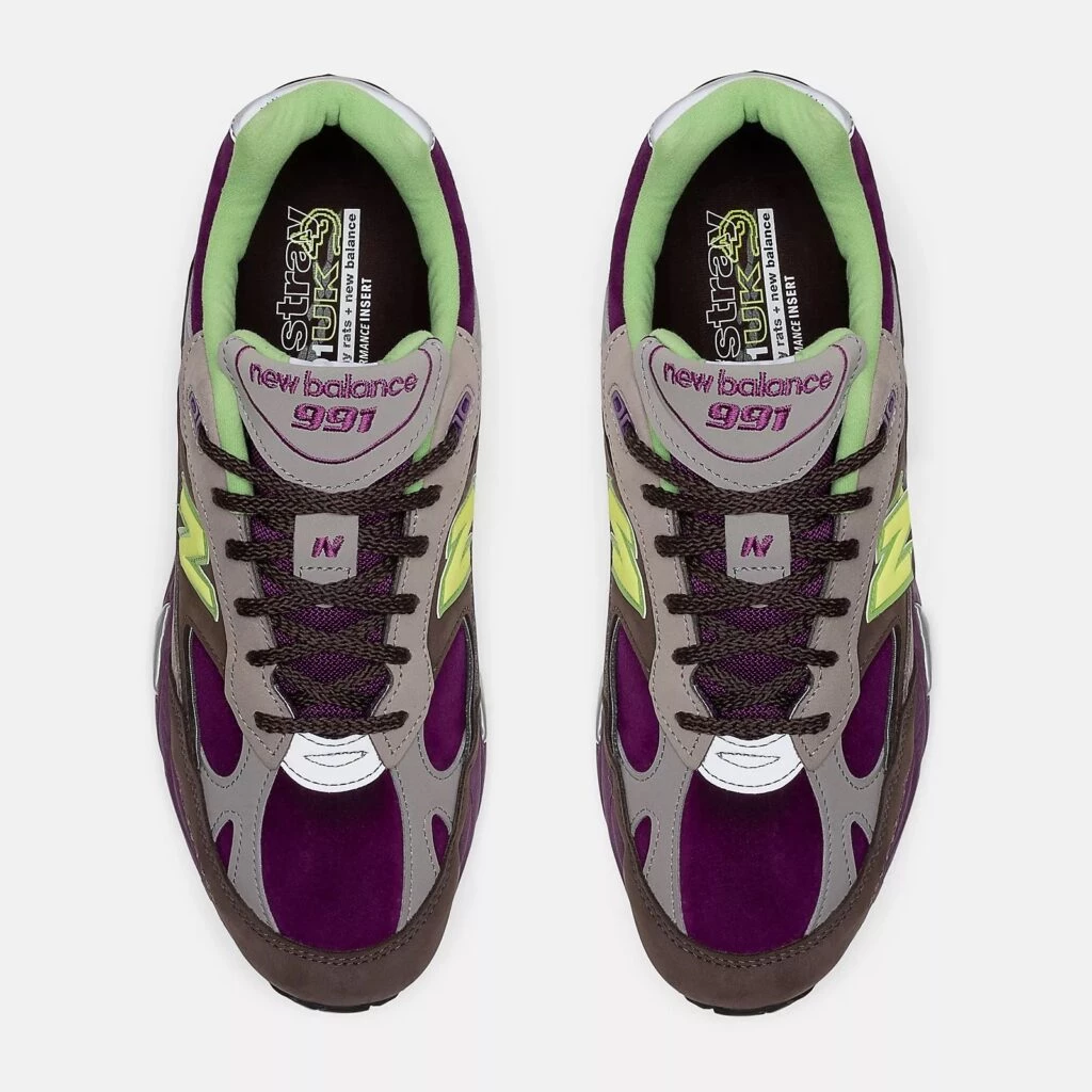ウィメンズ New Balance 991 Stray Rats Brown Purple W991SRG New Balance 991 Stray Rats Brown (Women's) - W991SRG - US