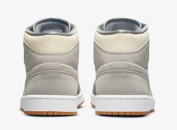 Jordan 1 Mid Gray Suede Gum